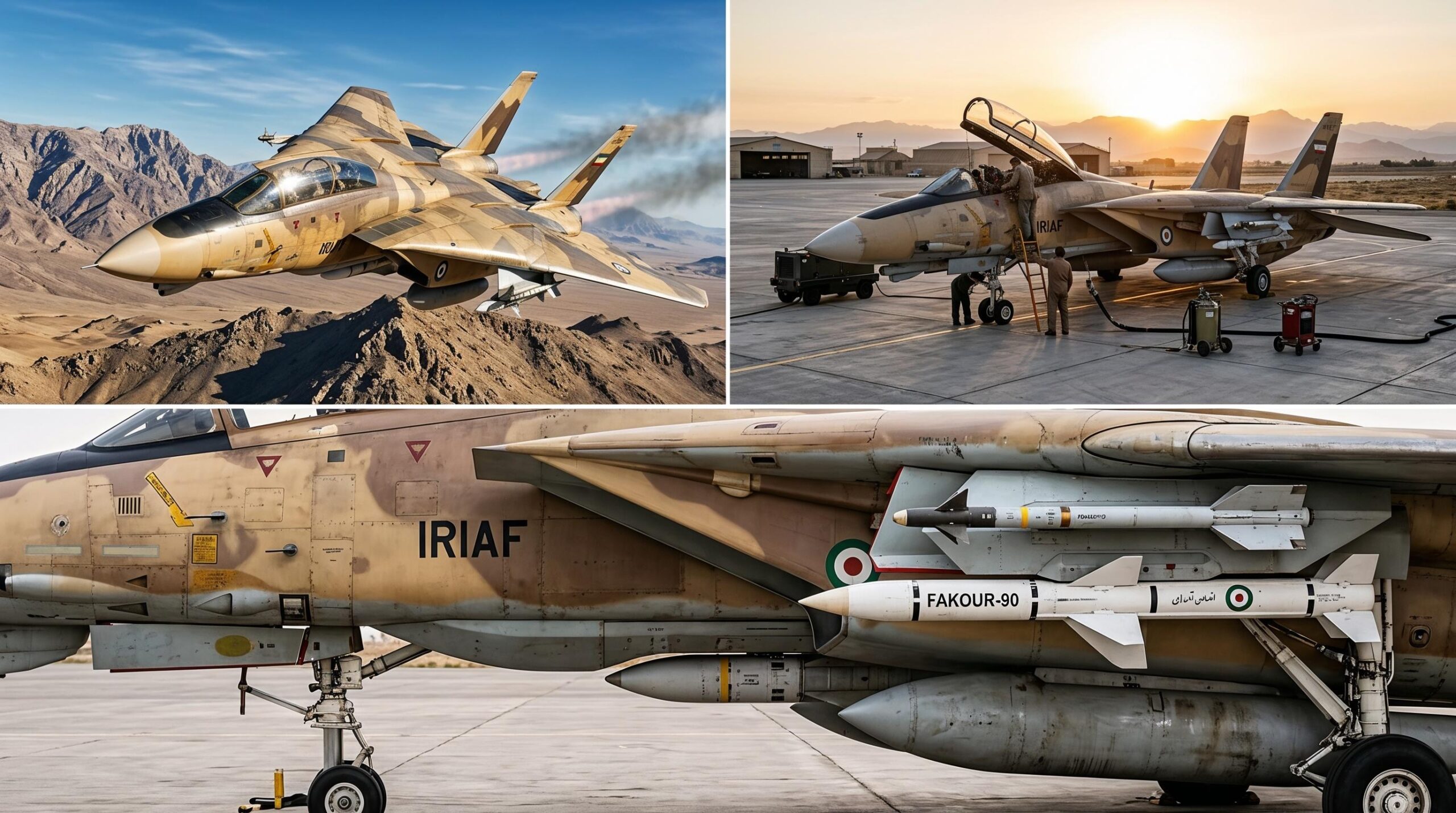 F14 iraníes: la increíble historia del Tomcat en Medio Oriente