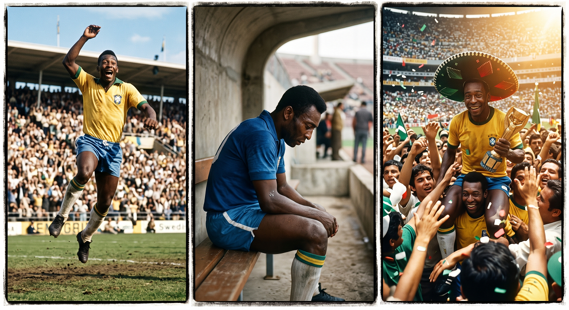 Mundiales de Pelé: La historia del único tricampeón